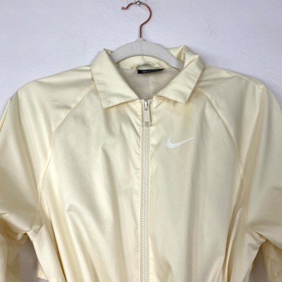 Nike Sportswear Windrunner Trench Coat Parka Rain Jacket Off White XS - Picture 4 of 12